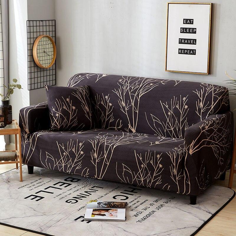 Printed Sofa Cushion & Sofa Cover – Decorative Slipcover for Living Room