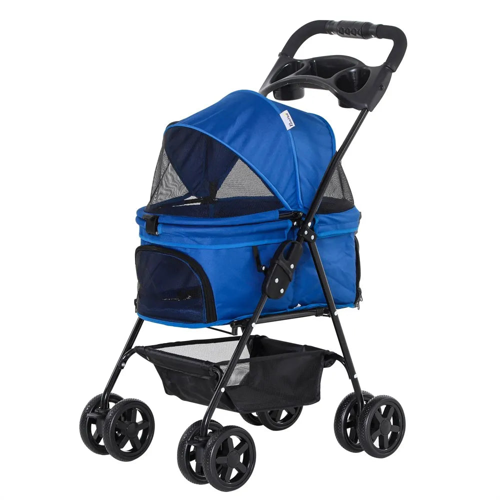 Pawhut Foldable All-Terrain Pet Stroller