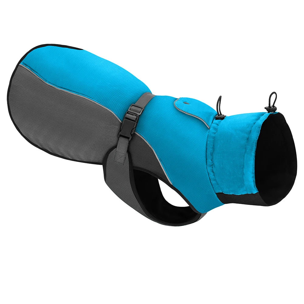 Waterproof Reflective Dog Jacket for Large Breeds (XL-6XL) - Warm Winter Raincoat