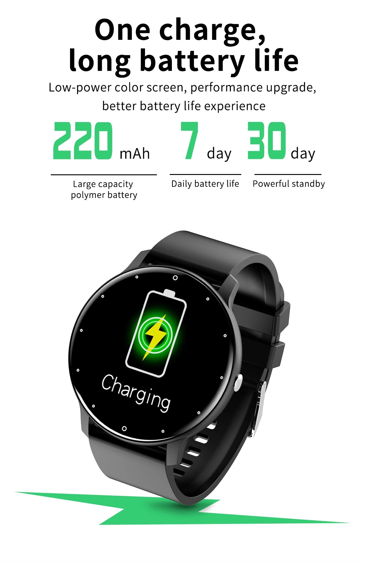 LIGE Smart Watch Women Men Lady Gift Sport Fitness Watches Heart Rate Monitor Waterproof Smartwatch For Xiaomi Android IOS