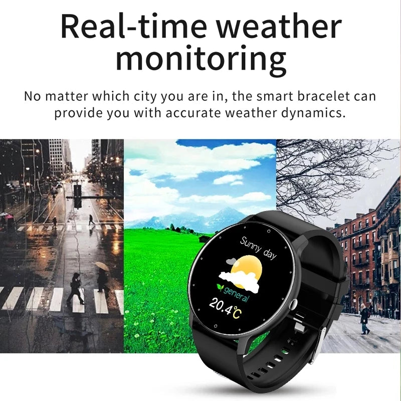 LIGE Smart Watch Women Men Lady Gift Sport Fitness Watches Heart Rate Monitor Waterproof Smartwatch For Xiaomi Android IOS
