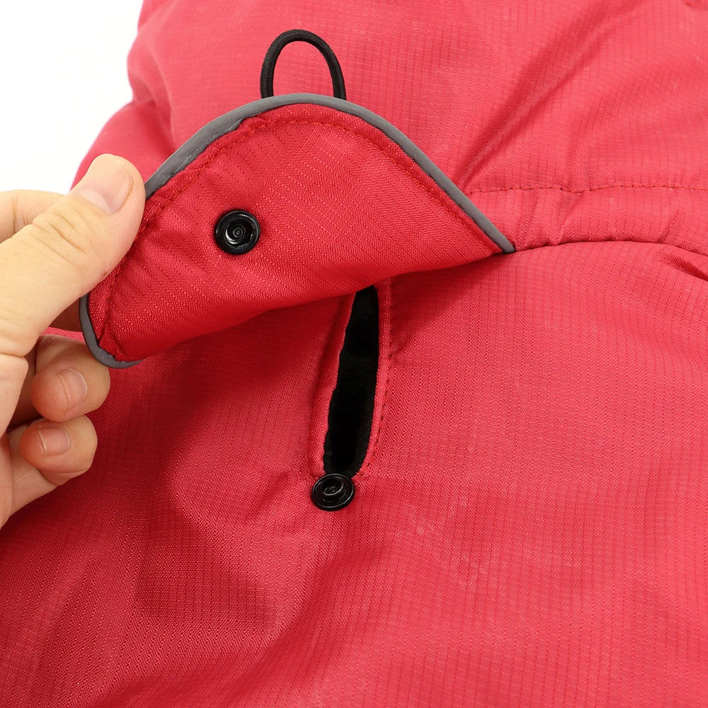 Waterproof Reflective Dog Jacket for Large Breeds (XL-6XL) - Warm Winter Raincoat