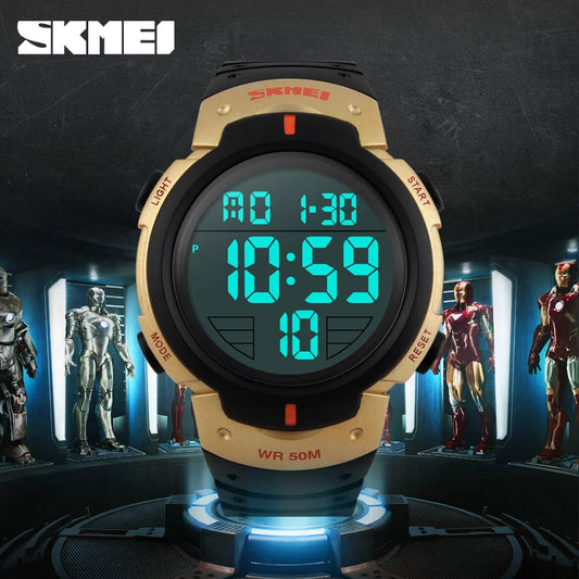 Fashion Men Sports Watches Clock Male LED Military Watch Waterproof Outdoor Dress Wristwatches Men Electronics Wristwatches - BeeTrendyShop.COM