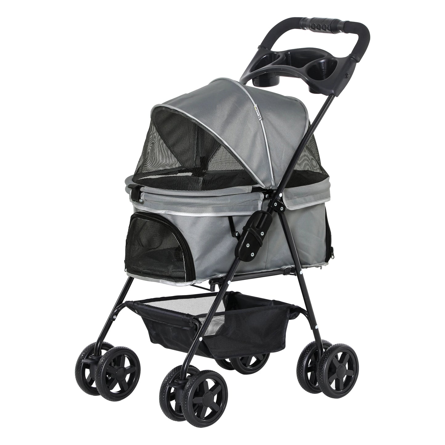 Pawhut Foldable All-Terrain Pet Stroller
