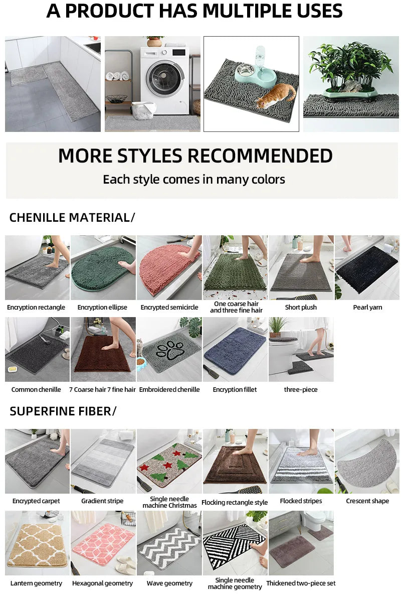 Quick-Dry Cartoon Mat