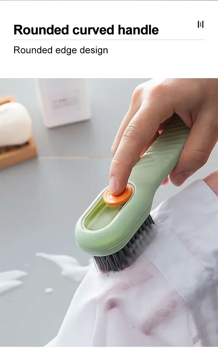 Shoe Brush Cleaner Brush for Cleaning Shoes for Slippers Sneakers Rubber Soft-bristled Liquid Shoe Cleaning Brush Clothing Brush