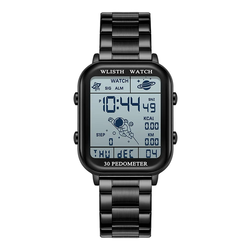 Digital Watche for Man Stopwatch Wristwatch Clock Electronic Watch Outdoor Timing Wristwatch Multi-Function Digital montre homme