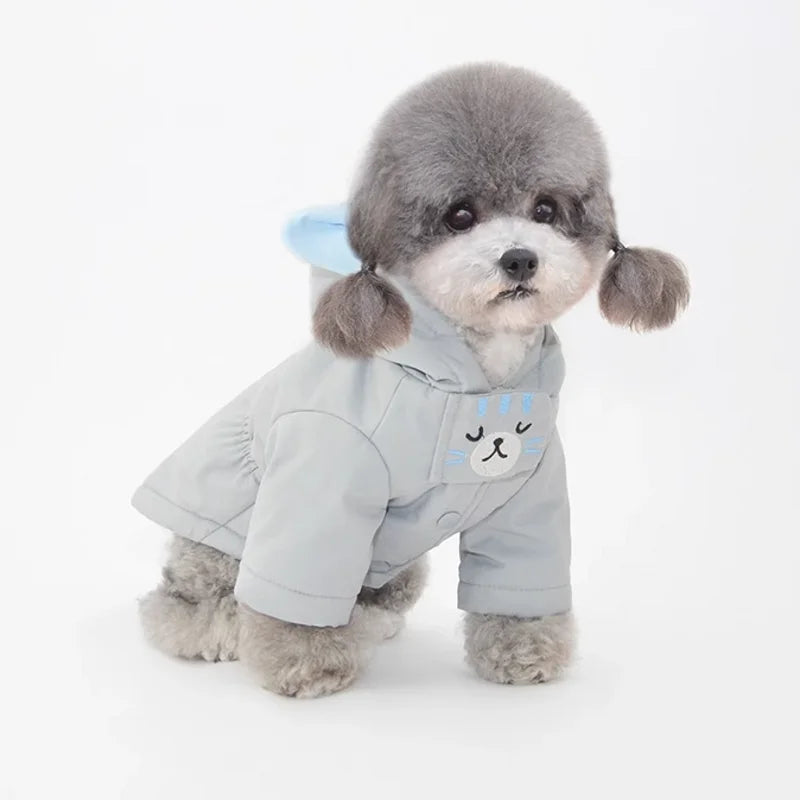 Luxury Waterproof Dog & Cat Jacket - Winter Warm Coat for Small Breeds