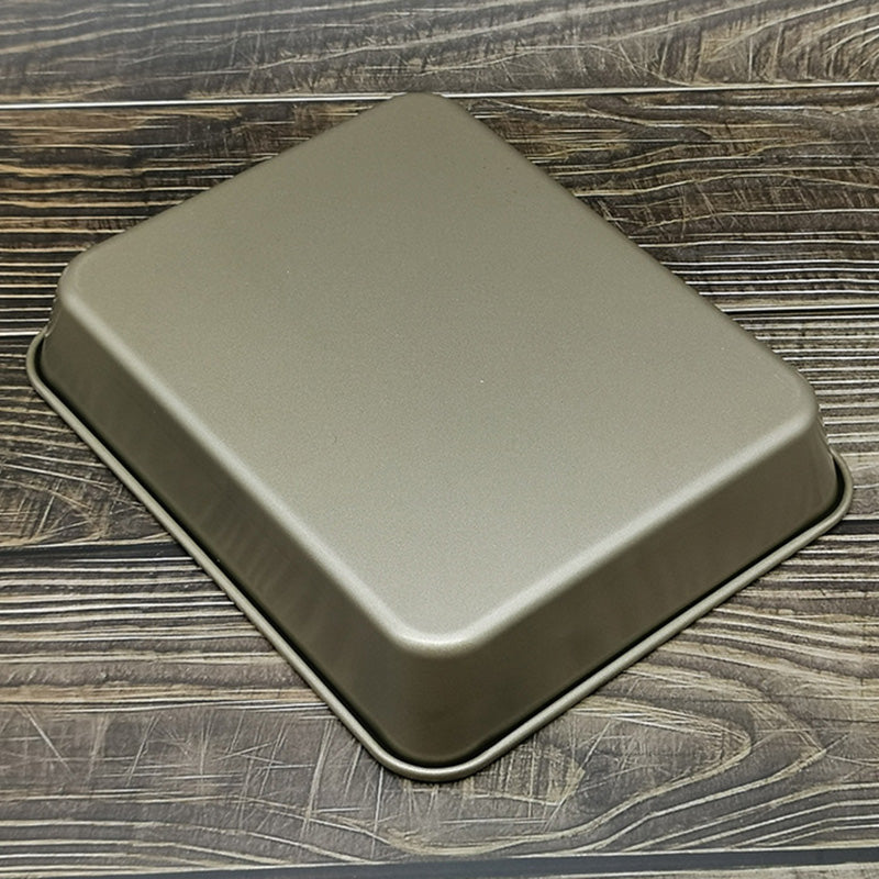 Bakeware Nonstick Bottom Rectangular Cake Pan Multipurpose Quick Release Cake Bread Toast Baking Pan Multiple Sizes Even Heating