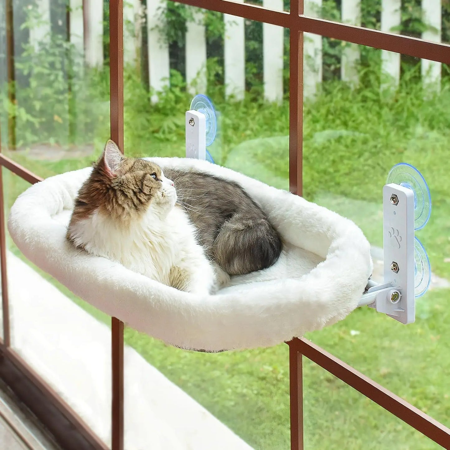 9-Style Window Cat Hammock - Cozy Hanging Bed with Strong Suction Cups