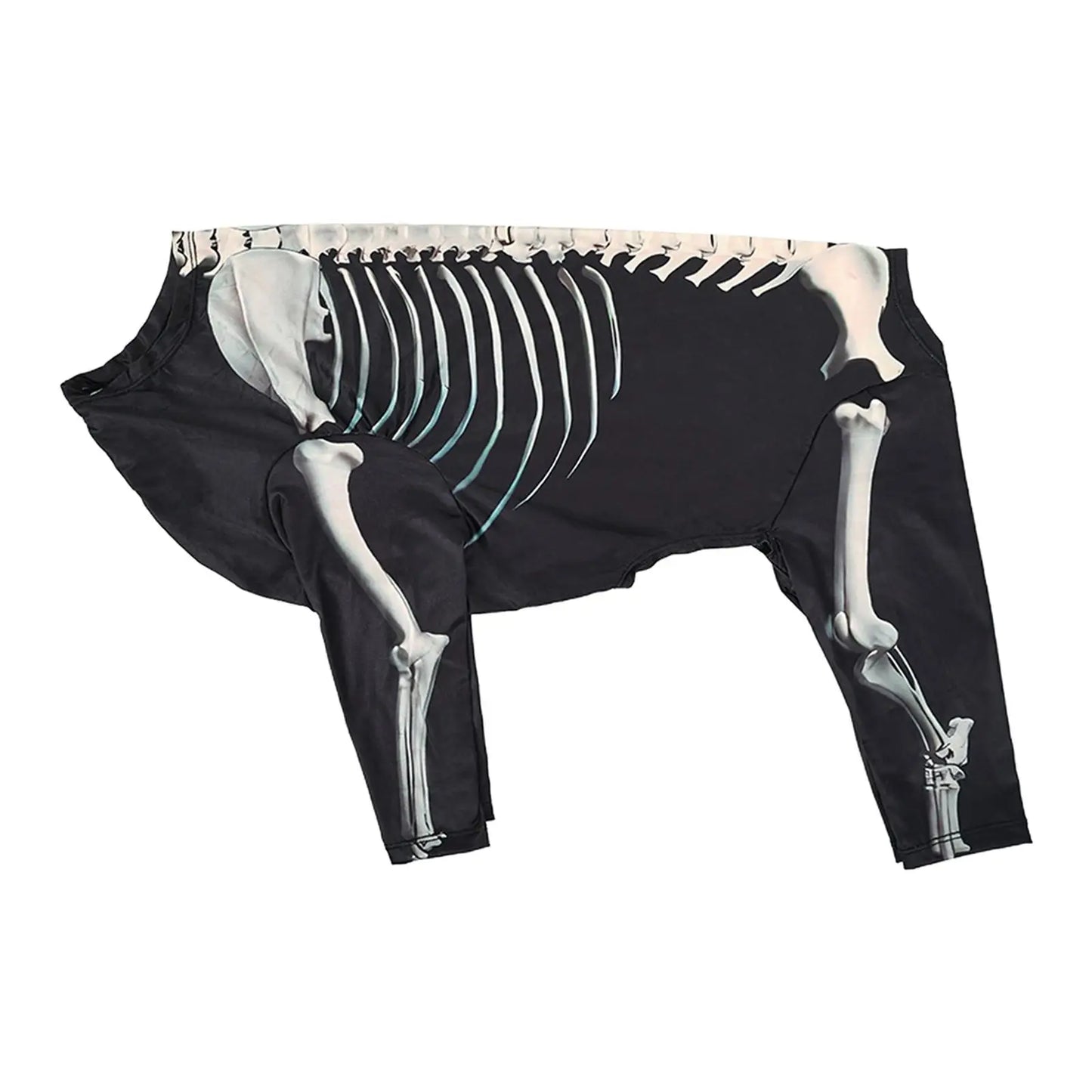 Skeleton Dog Costume - Halloween Pet Jumpsuit