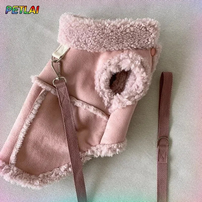 Dog Cute Vest Clothes Jacket Accessories Small Dog Luxury Autumn Winter Medium Dress Soft Pet Clothing Designer Coat Home