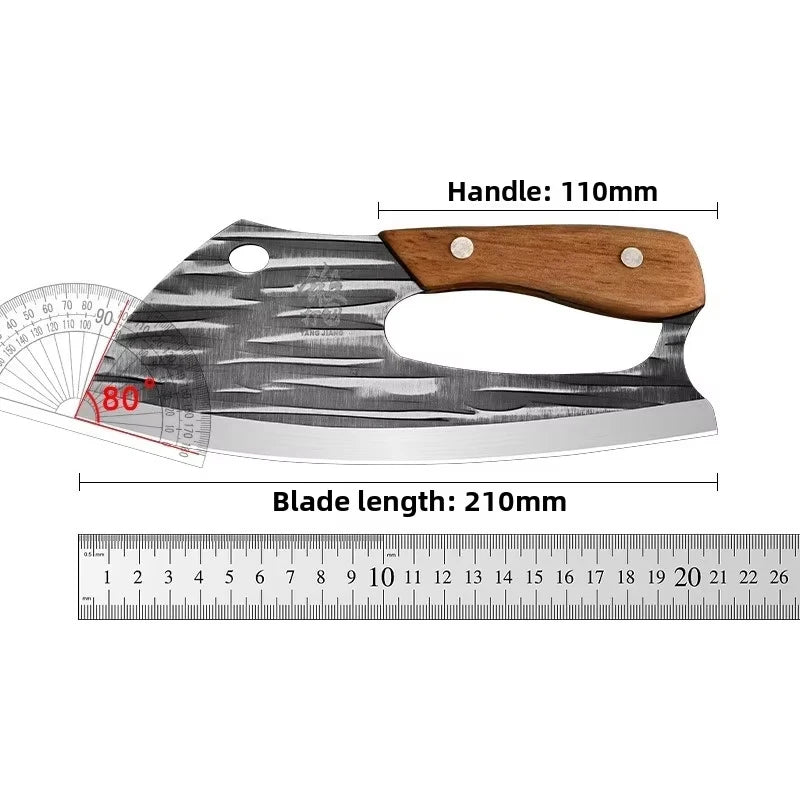 Effort Saving Chef Knife Butcher Cleaver Knife Household Vegetable Fruit Slicing Knife Stainless Steel Forged Knife For Kitchen