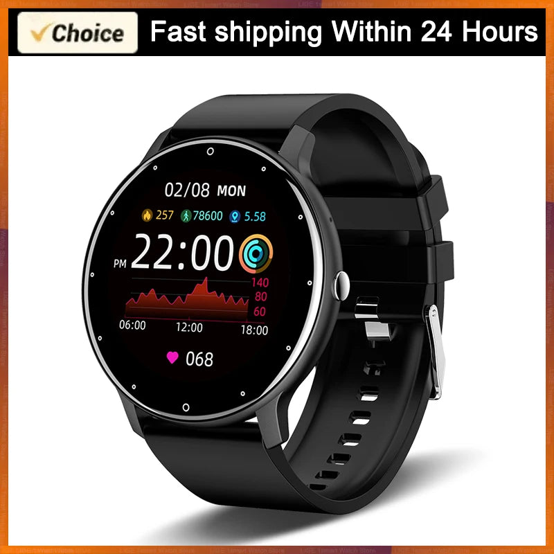 LIGE Smart Watch Women Men Lady Gift Sport Fitness Watches Heart Rate Monitor Waterproof Smartwatch For Xiaomi Android IOS