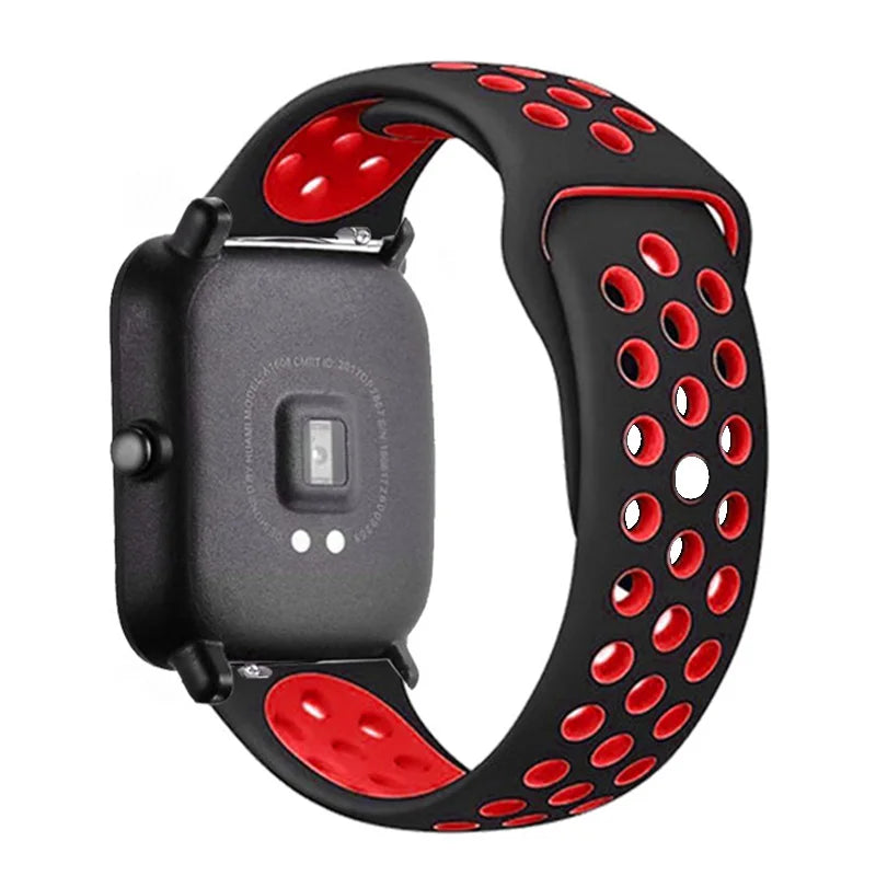 20mm 22mm Silicone Band For Samsung Galaxy Watch 4 Strap Correa Amazfit Bip 3/GTS/2/2e/3/2 Mini GTR 2e 3 GT2 Pro Bracelet GT2E