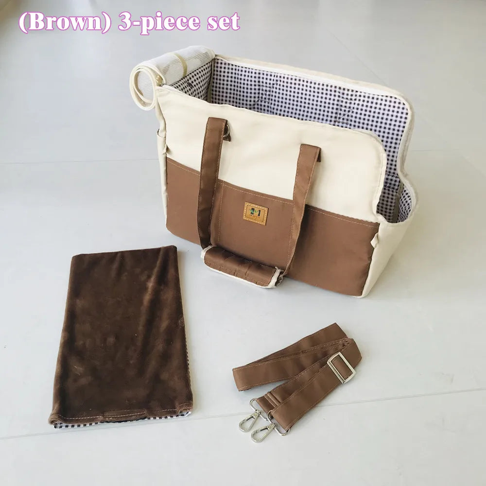 Pet Carrier for Cats Dog, Traveling Pets Shoulder bag,Polyethylene foam cotton Interlayer,Car Seat Pet Protection Travel Carrier