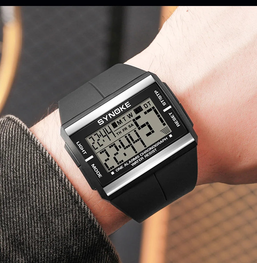Digital Sports Watch: 50m Waterproof, Reliable & Stylish, Perfect for Every Adventure
