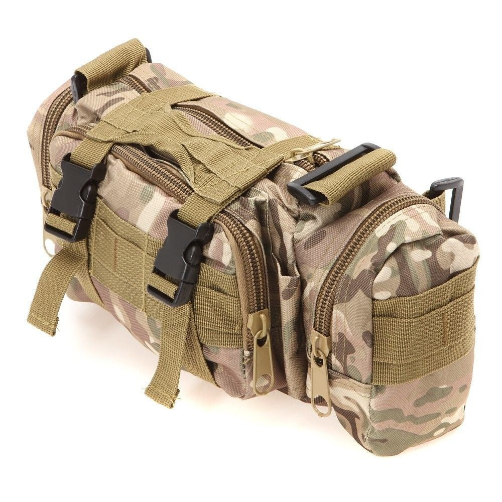 Waist Fanny Pack for Men Waterproof Cross-body Shoulder Sling Bag for Hiking Outdoor Climbing Fishing Camping