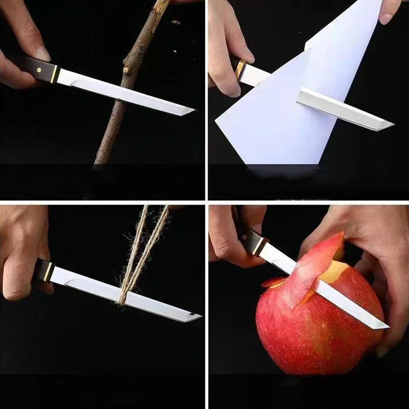 Barbecue Utility Knife Slicing Fish Fruit Steak Knife Plastic Handle Kitchen Knives Sharp Boning Butcher Chef Knife Cleaver Meat