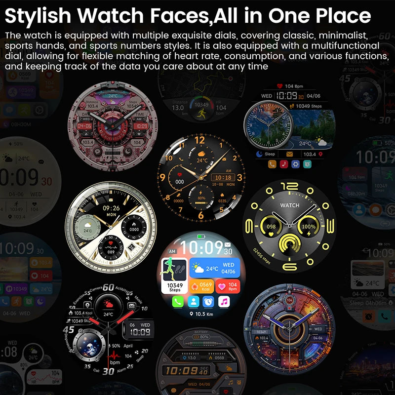 New For Android and ios Smart Watch Men AMOLED Screen GPS Motion trajectory Heart Rate Bluetooth Calls SmartWatch Waterproof