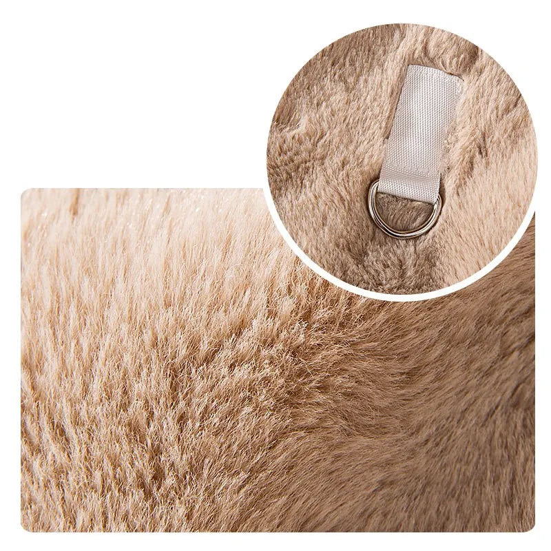 Cozy Fleece Dog Coat - Bear-Design Winter Jacket for Small Breeds