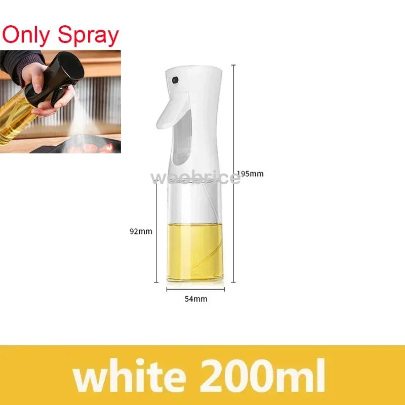2in1 Kitchen Oil Sprayer Glass Bottle for Cooking Anti-leakage Olive Oil Bottle for BBQ Air Fryer Salad Steak Kitchen Supplies