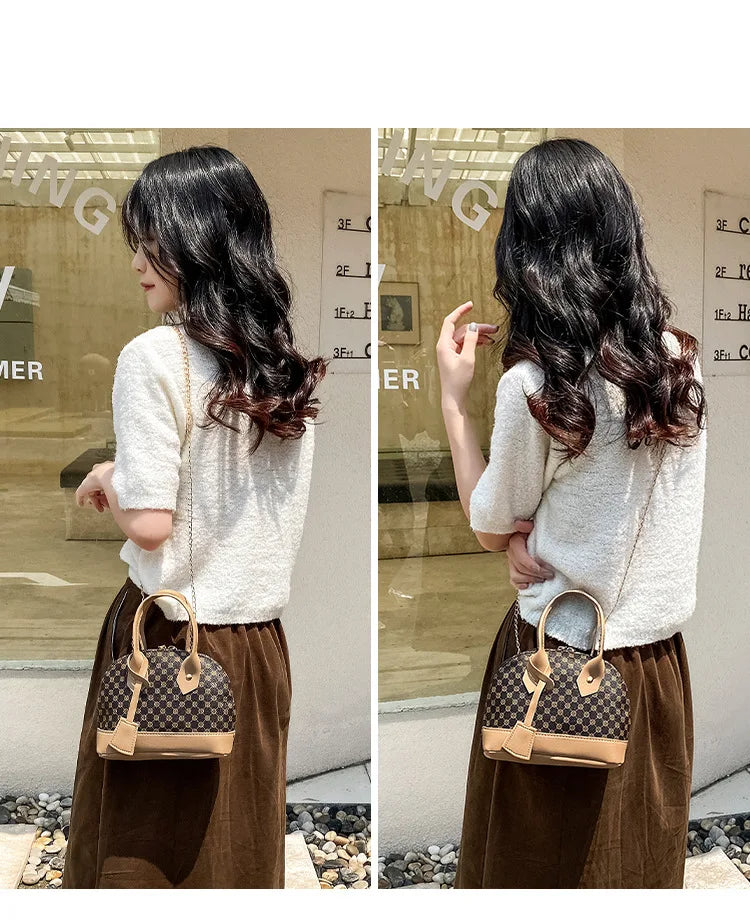 Flower Material Shell Bag Ladies Korean Fashion Handbag Single Shoulder Crossbody Small Bag