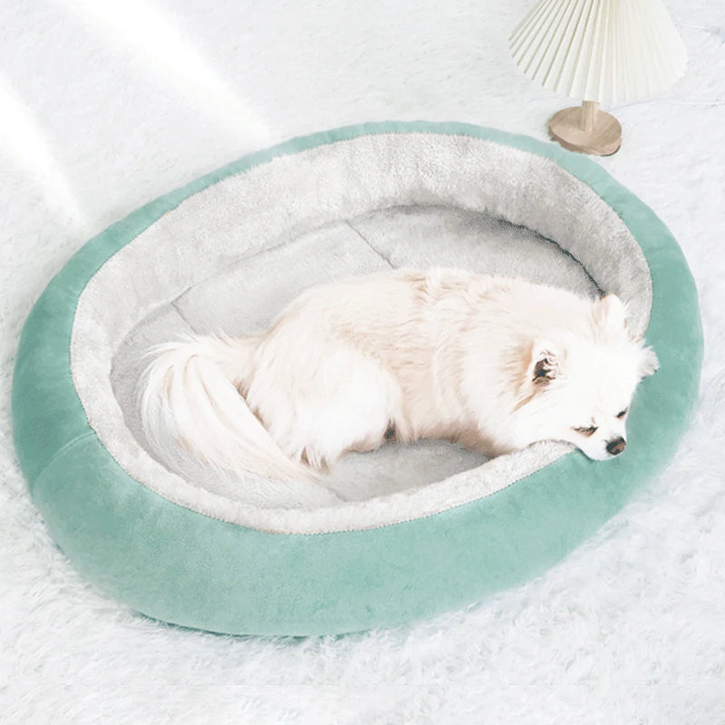 Truelove Plush Round Pet Bed - All-Season Mat for Indoor/Outdoor Cats & Dogs