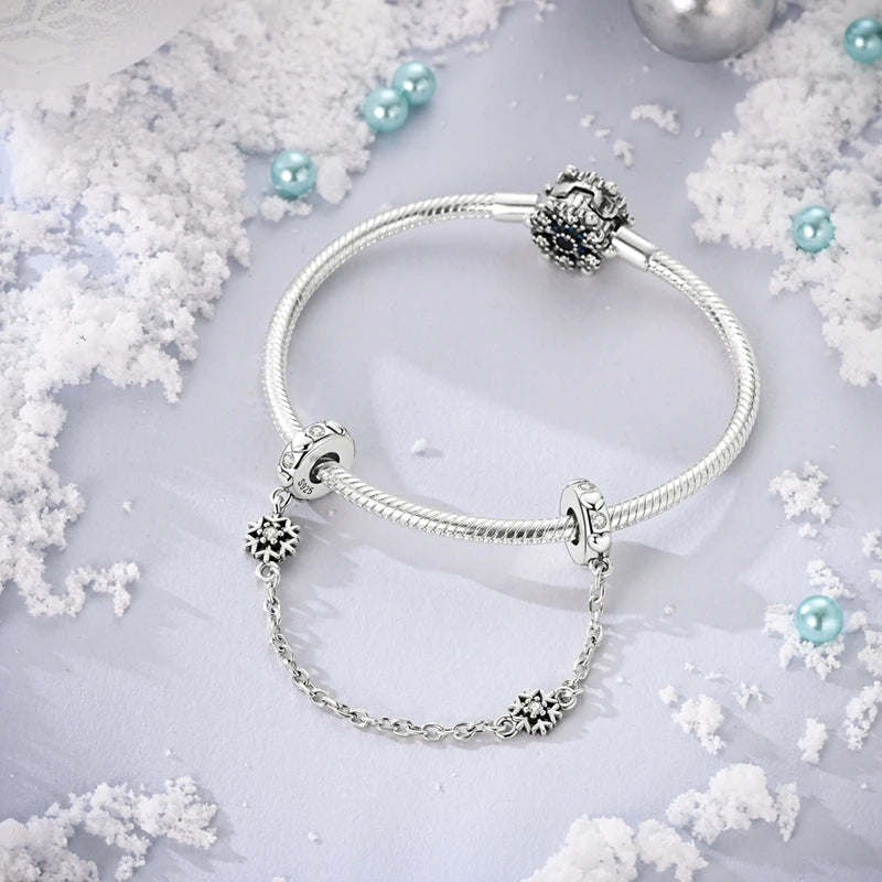 New Fireplace Snowman Sweater Sweet Romantic Christmas Winter Theme Charms Beads Fit Pan 925 Original Bracelets DIY Fine Jewelry