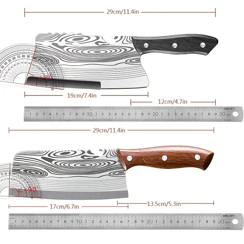 High hardness sharp cutting knife, chopping knife, kitchen tool, chef's special dual-purpose knife, cutting meat and vegetables
