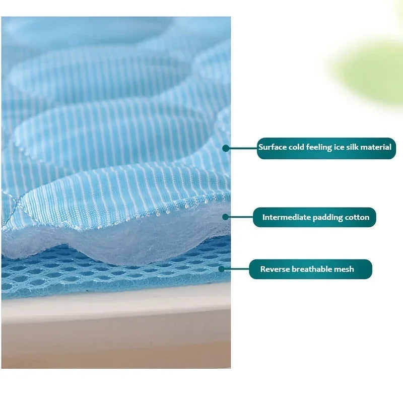 Summer Cooling Mat for Dogs & Cats - Extra Large Pet Cooling Pad