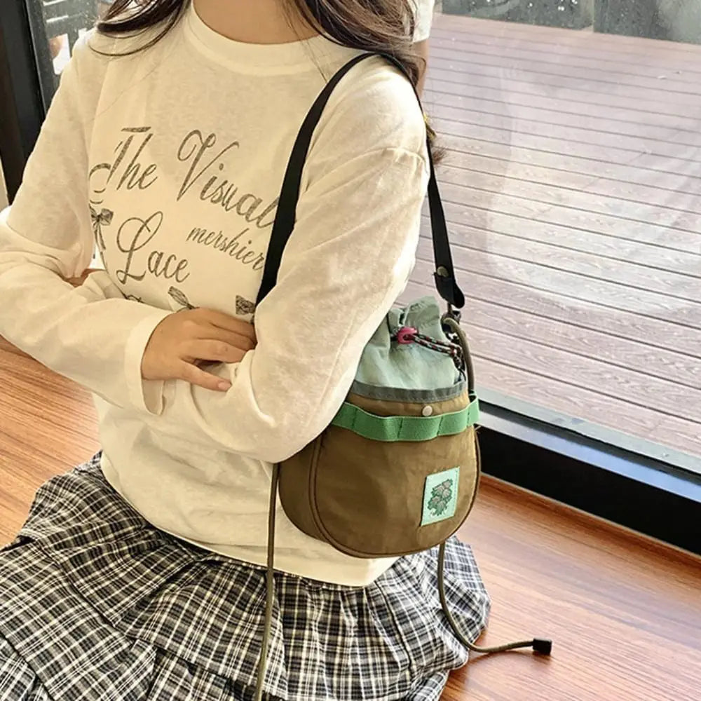 Mini Shoulder Bag Adjustable Strap Korean Style