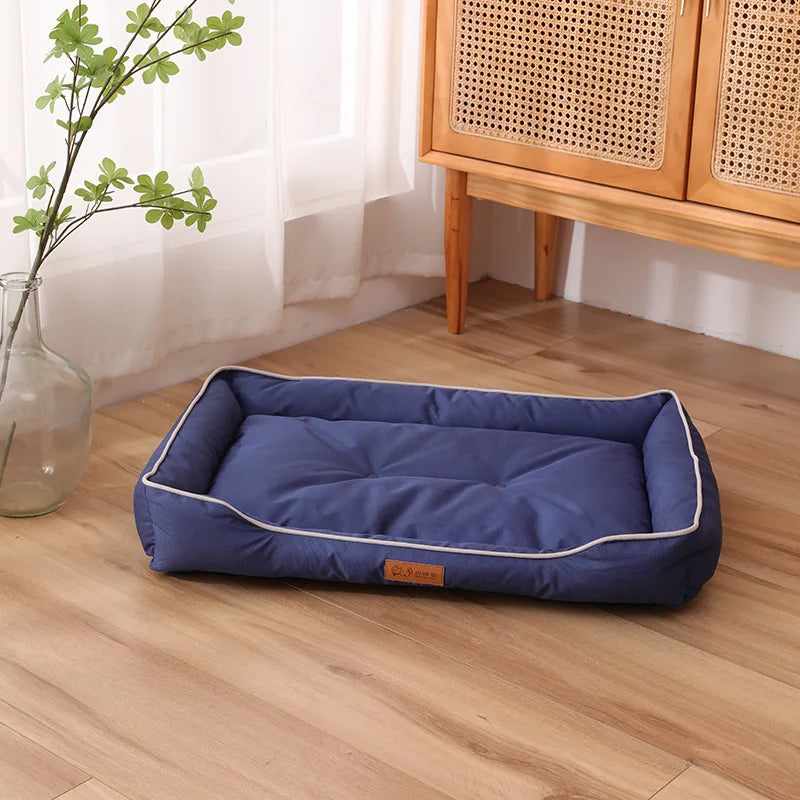 Waterproof Chew-Resistant Dog Bed - All-Season Orthopedic Mat with PP Cotton Fill