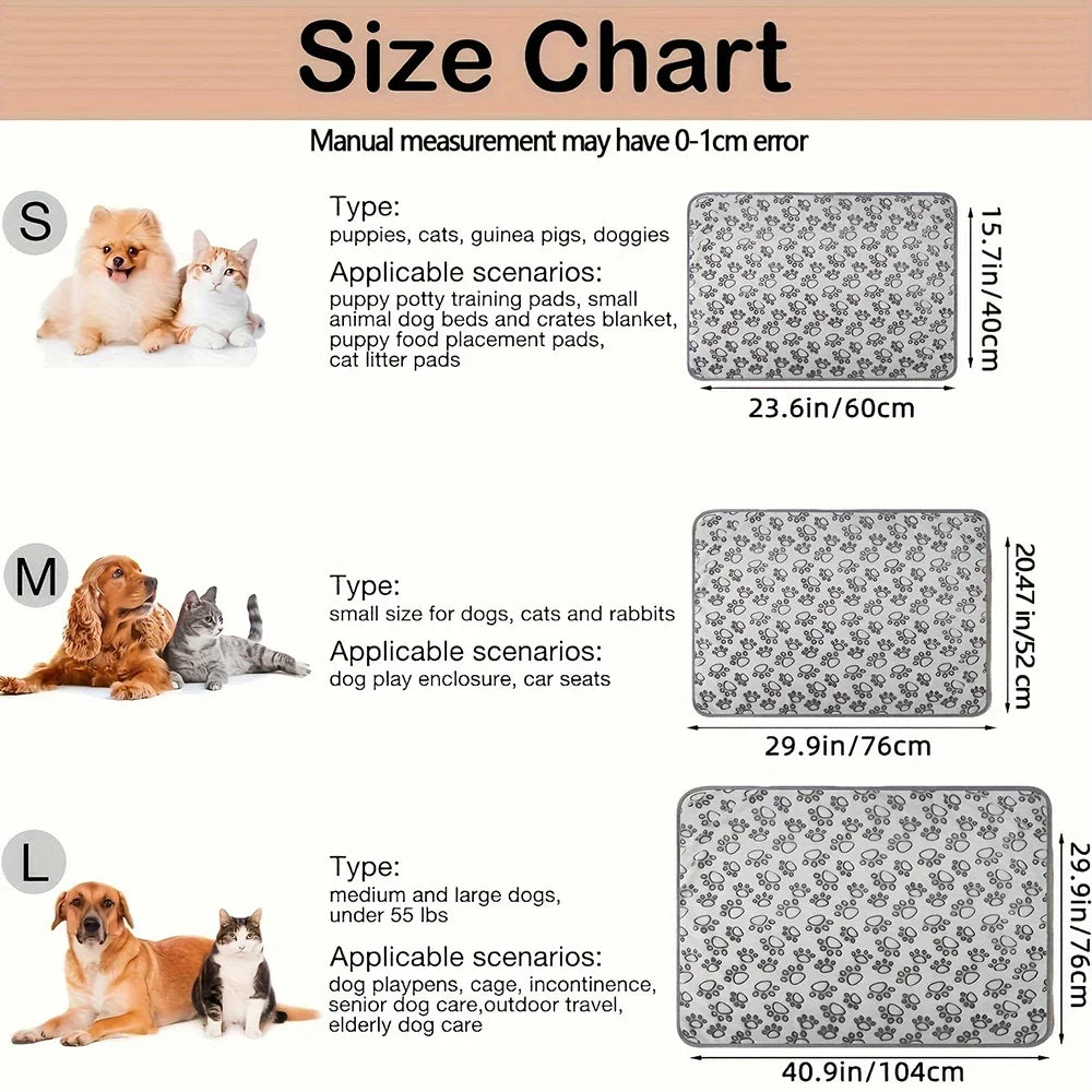 Cozy Fleece Pet Blanket - Soft Sleeping Mat for Dogs & Cats