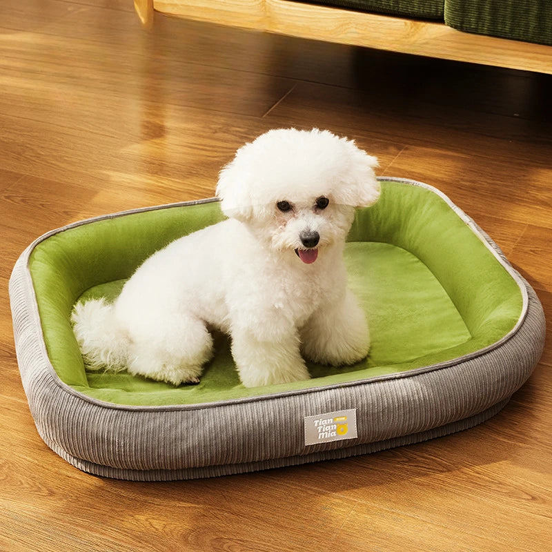 4-Season Removable Pet Kennel Mat - Winter Warm Bed for Dogs & Cats