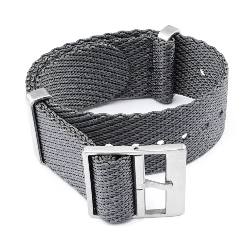 Premium-grade Nylon Strap 18mm 20mm 22mm 24mm Braided Canvas Watch Band Men Women Soft Sport Waterproof Bracelet Accessories