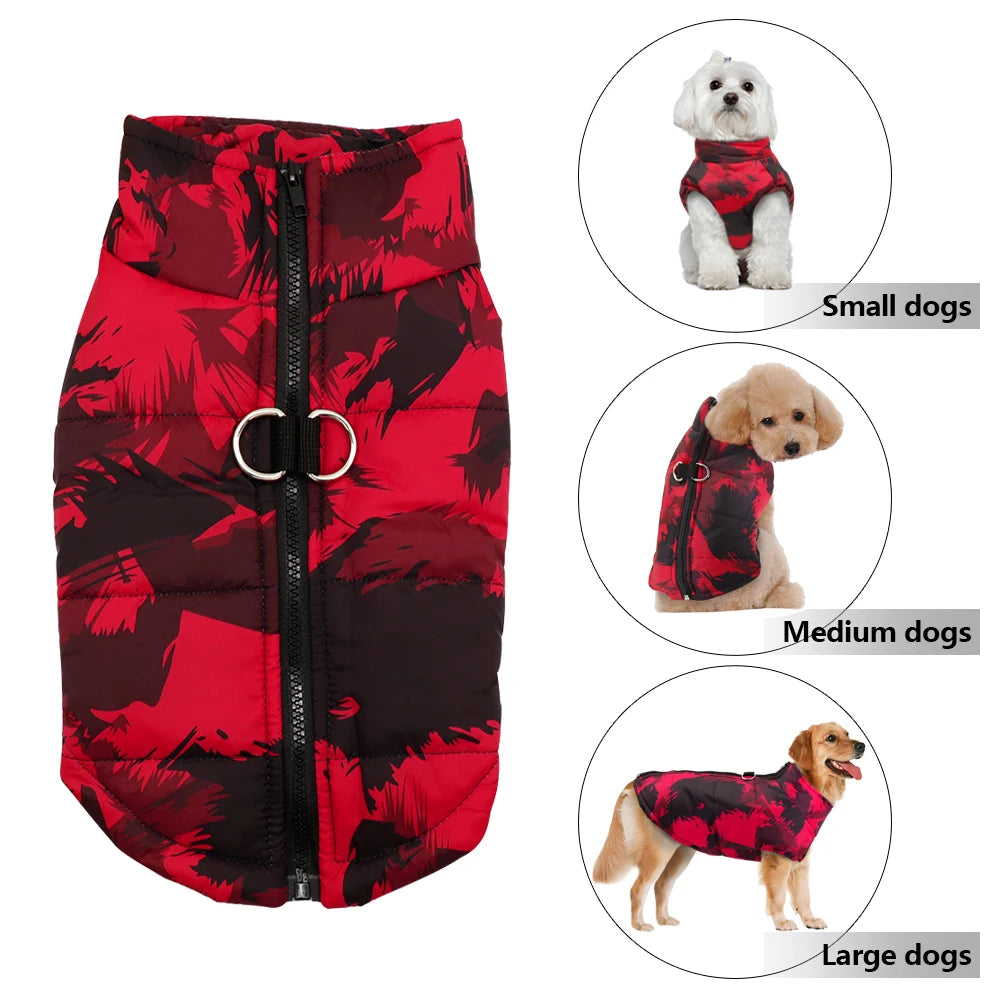 Waterproof Winter Dog Jacket for French Bulldogs & All Sizes