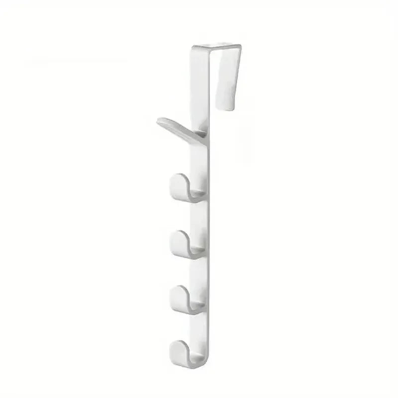 1pcs Plastic Hook Cabinet Door Hanging Rack Gadgets Holders Desk Shelves Kitchen Utensils Storage Organizer Bathroom Accessories