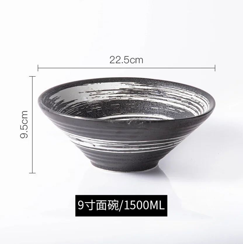 Ramen Bowl Japanese Tableware Noodle Ceramic Soup Tableware