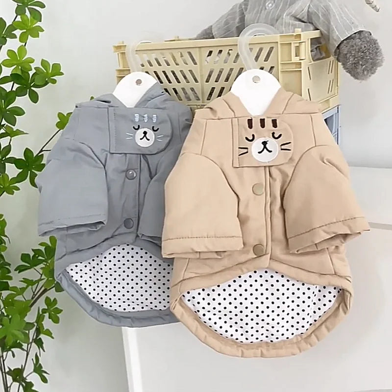 Luxury Waterproof Dog & Cat Jacket - Winter Warm Coat for Small Breeds