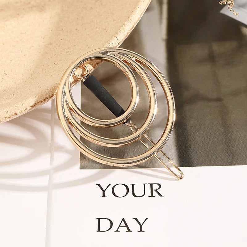 Metal Hair Clip Elegant