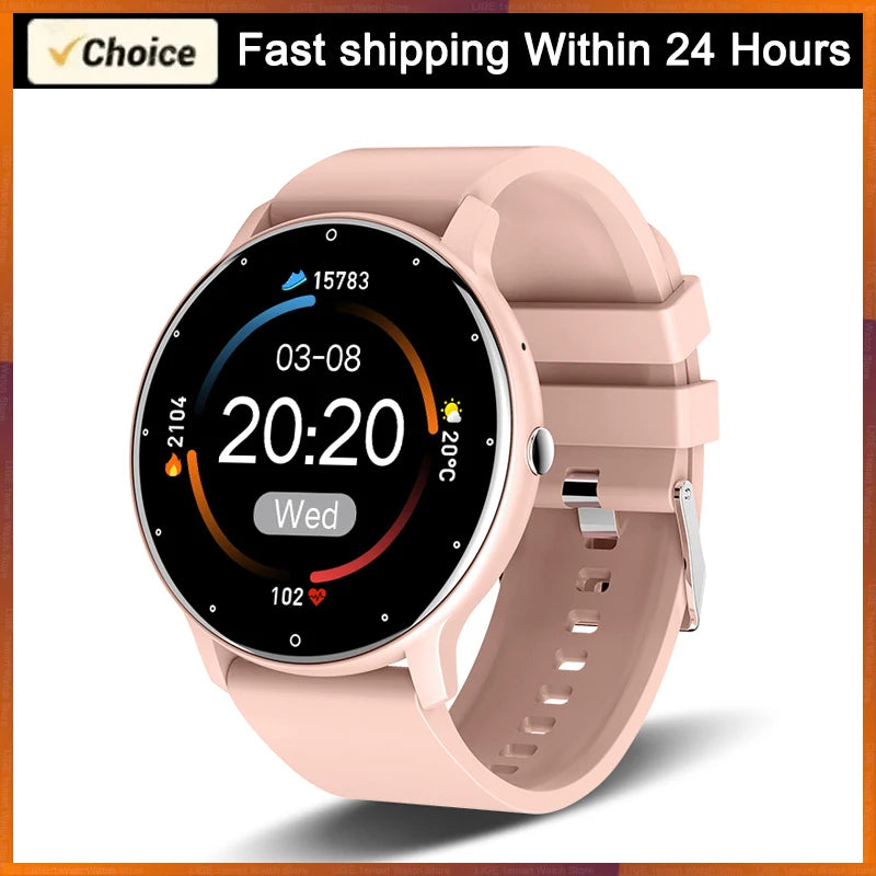 LIGE Smart Watch Women Men Lady Gift Sport Fitness Watches Heart Rate Monitor Waterproof Smartwatch For Xiaomi Android IOS