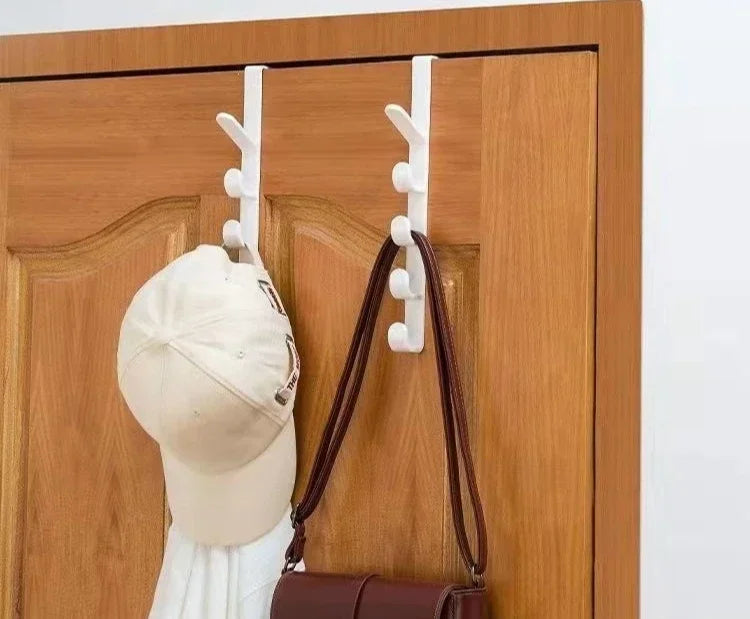 1pcs Plastic Hook Cabinet Door Hanging Rack Gadgets Holders Desk Shelves Kitchen Utensils Storage Organizer Bathroom Accessories
