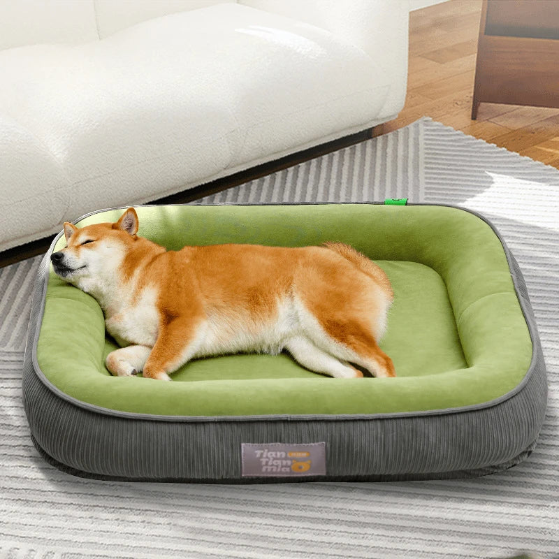4-Season Removable Pet Kennel Mat - Winter Warm Bed for Dogs & Cats