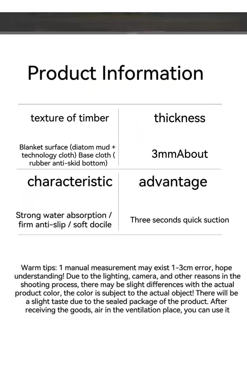 VIKAMA Soft-Touch Waterproof Mat