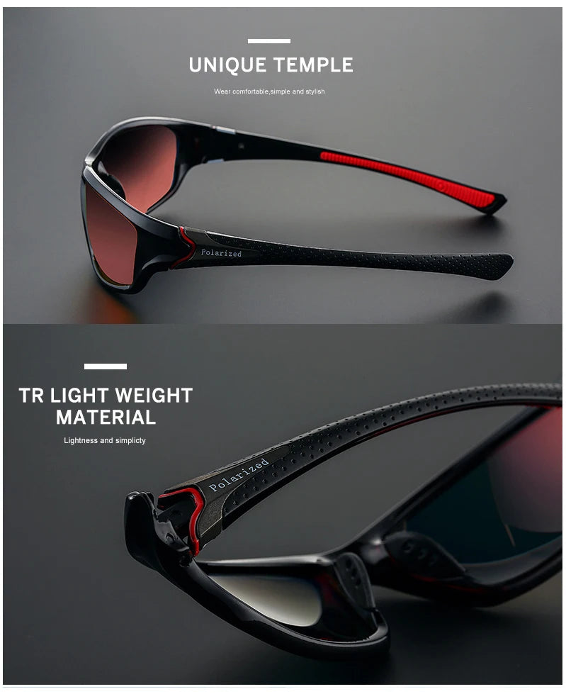 High Definition Polarized Sunglasses for Men Women Outdoor Sport Fishing Sun Glasses UV400 Protection Driving Eyeglasses