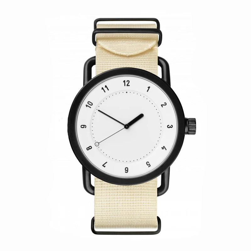 UTHAI CE69 Trendy and minimalist Men watch canvas nylon strap quartz watches European and American retro student couple watch
