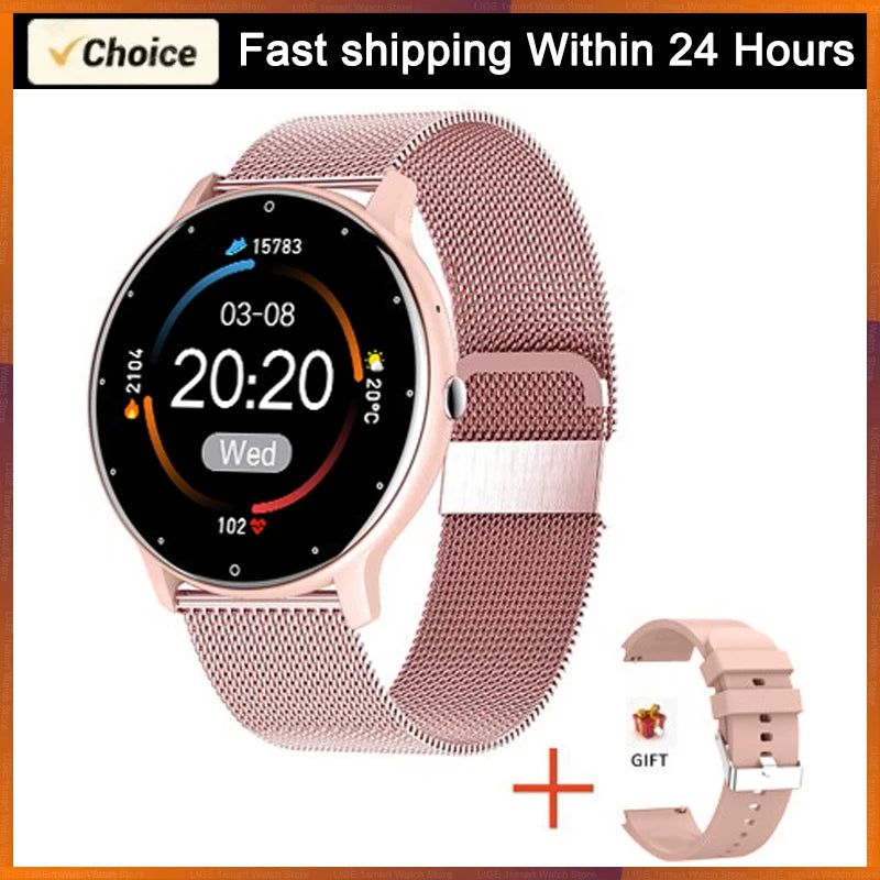 LIGE Smart Watch Women Men Lady Gift Sport Fitness Watches Heart Rate Monitor Waterproof Smartwatch For Xiaomi Android IOS