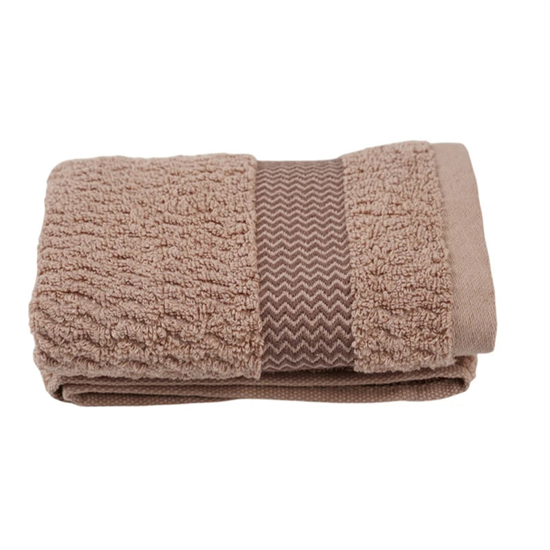 2-Pack Thickened Pure Cotton Towels - Highly Absorbent & Quick-Dry
