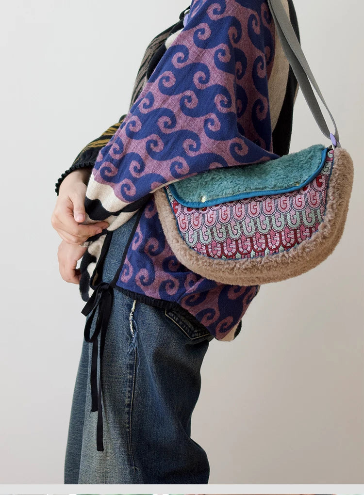 Original Plush Shoulder Bag For Women